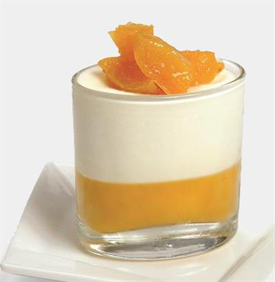 Yogurt Mousse con Compote di Pesche