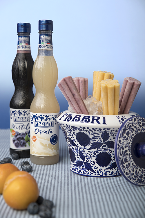 Eis am Stiel mit Aprikosen und Horchata