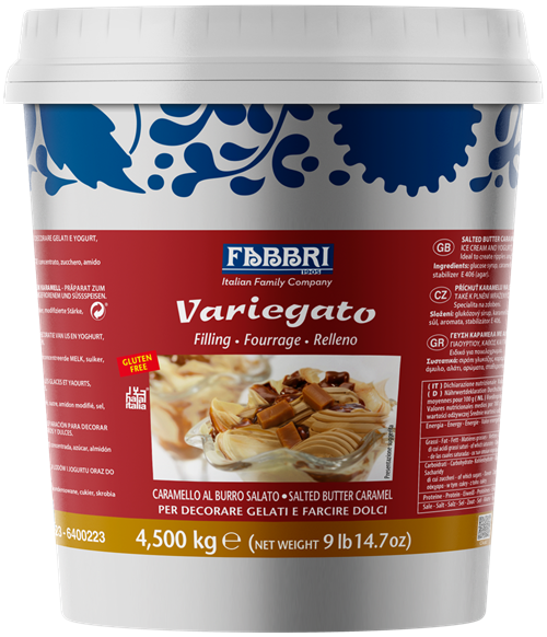 Marmorierung Karamell mit gesalzener Butter