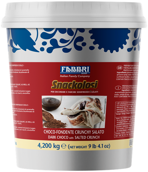 Snackolosi Gesalzene Crunchy-Zartbitterschokolade