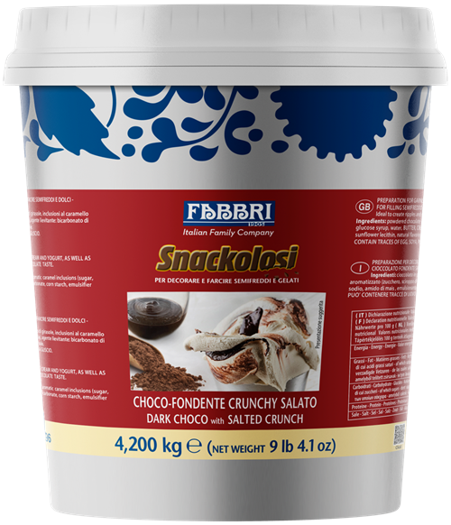 Snackolosi Gesalzene Crunchy-Zartbitterschokolade