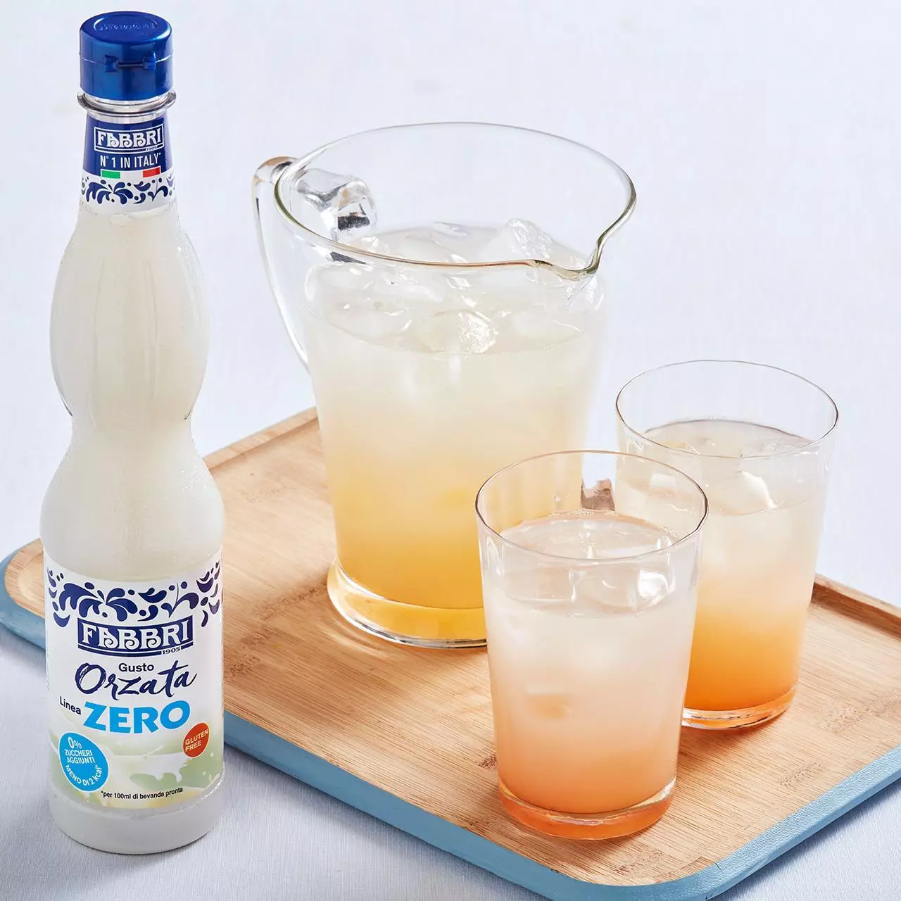 Durstlöschendes Orangengetränk mit Horchata ZERO Fabbri